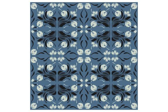 Folk Flowers Pattern Floral Print Ethnic Art