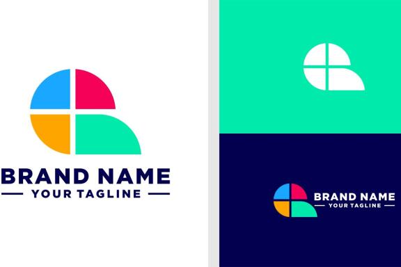 LETTER Q LOGO MONOGRAM GEOMETRIC EDITABLE