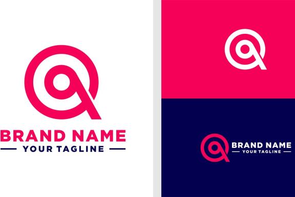 LETTER Q LOGO MONOGRAM UNIQUE EDITABLE