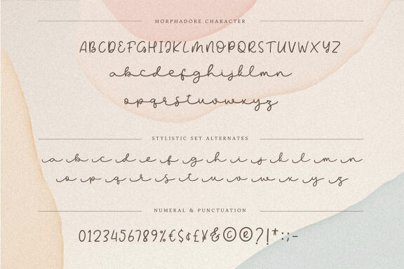 Morphadore - Longtail Script