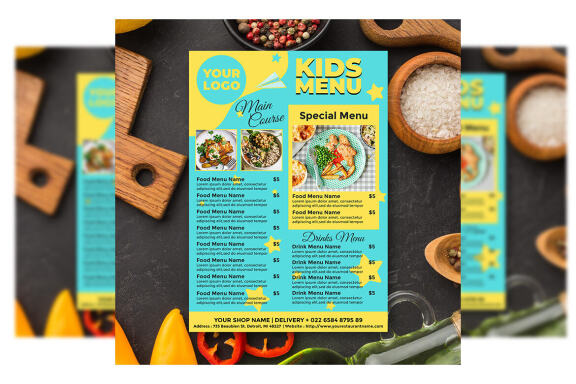 Kids Food Menu 
