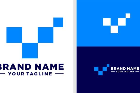 LETTER Q LOGO PLANE NEGATIVE SPACE EDITABLE
