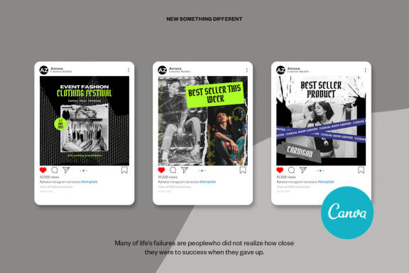 Casual Fashion Instagram | CANVA Template