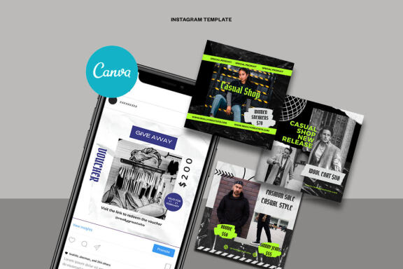 Casual Fashion Instagram | CANVA Template