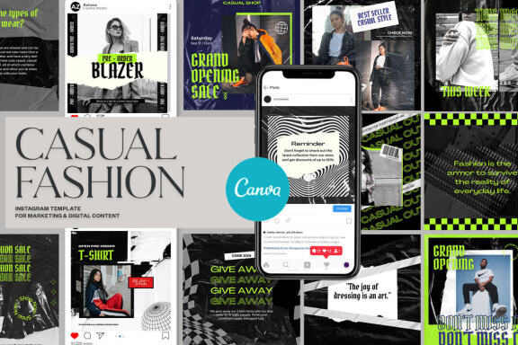 Casual Fashion Instagram | CANVA Template