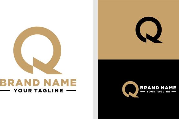 LETTER Q LOGO MONOGRAM ELEGANT EDITABLE