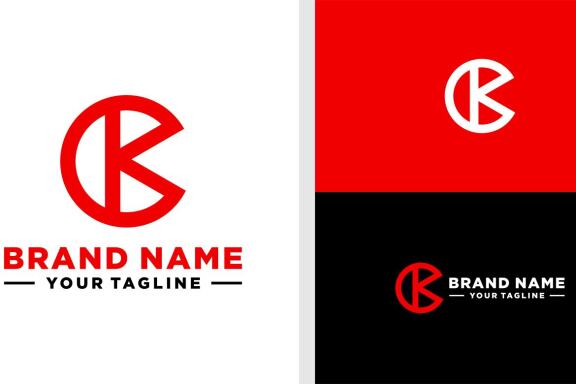 Monogram CK Logo design vector isolated