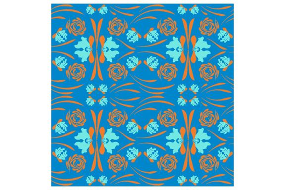 Folk Flowers Pattern Floral Print Ethnic Art