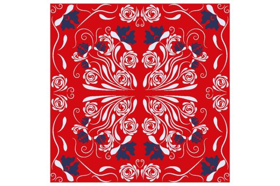 Folk Flowers Pattern Floral Print Ethnic Art