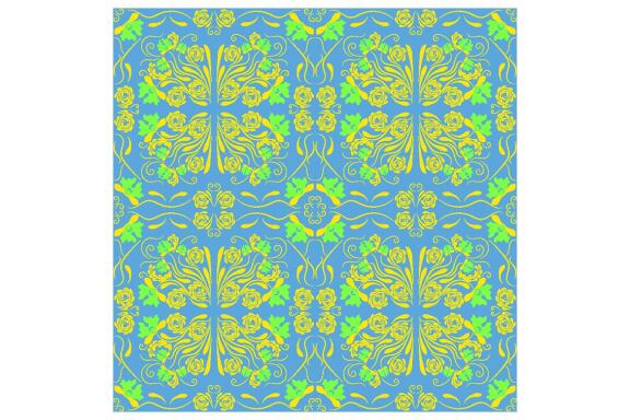 Folk Flowers Pattern Floral Print Ethnic Art