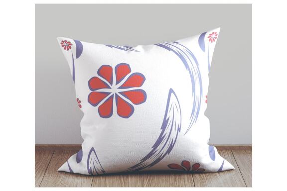 Folk Flowers Pattern Floral Print Ethnic Art