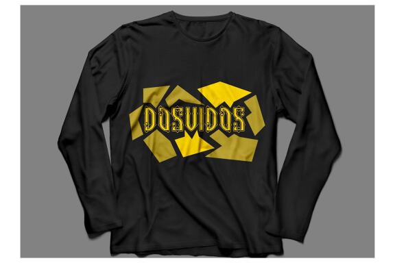 Unique Lettering T-Shirt Design