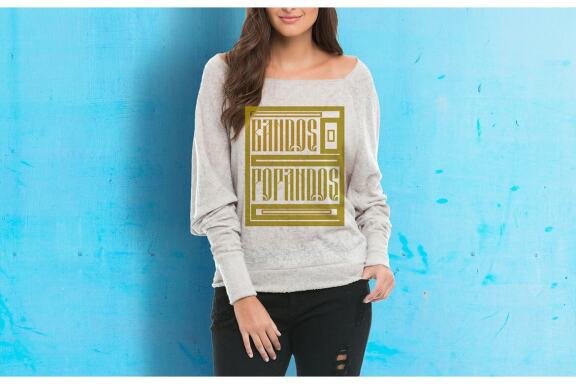Unique Lettering T-Shirt Design
