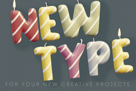 Birthday Candle - 3D Lettering