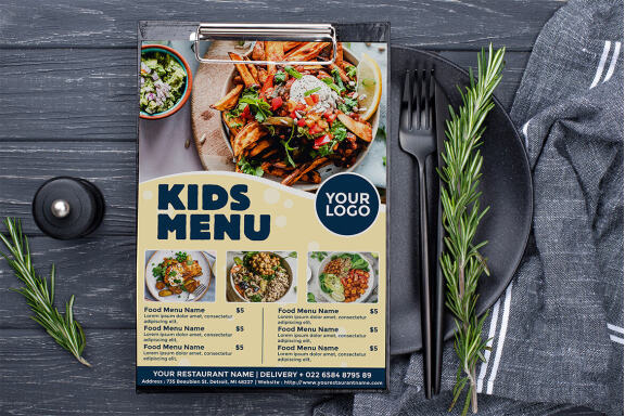 Kids Food Menu