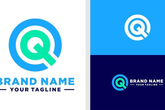 OQ LOGO MONOGRAM CIRCLE EDITABLE