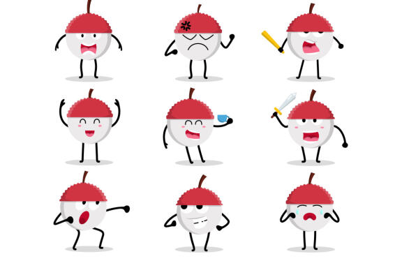 Cute Raspberry Character Collection