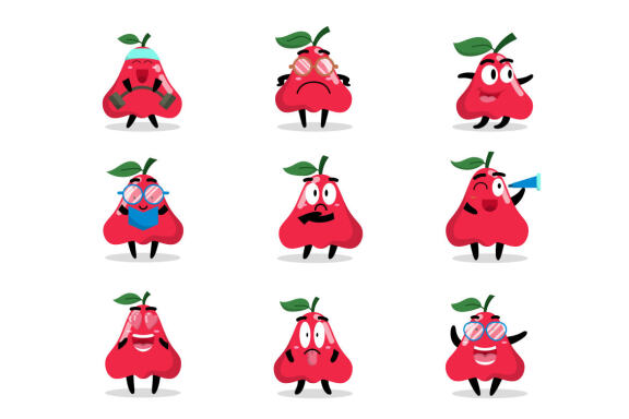 Cute Guava Character Collection