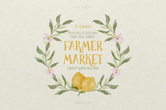 Foliage Exotica - Handwritten Serif