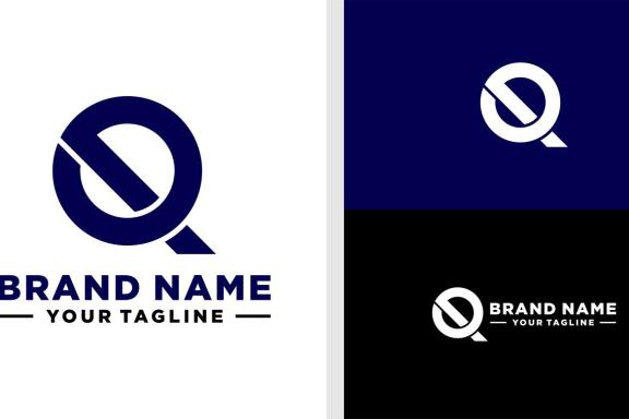 QP LOGO MONOGRAM SIMPLE EDITABLE