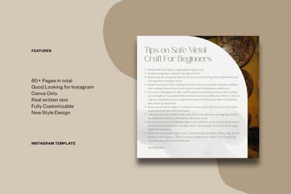 Ceramic Pottery Instagram | CANVA Template