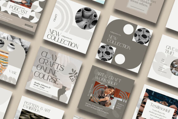 Ceramic Pottery Instagram | CANVA Template