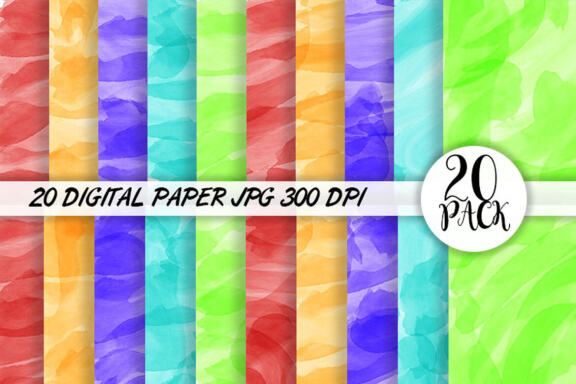 Digital paper watercolor texture background