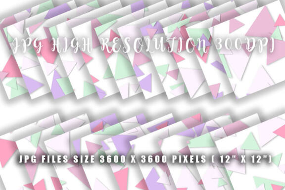 Digital paper triangle pattern background