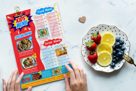 Fast Food menu