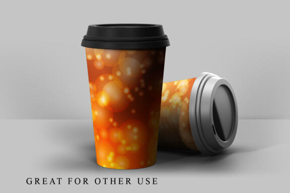 Digital paper bokeh texture gradient color orange