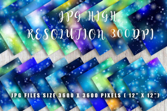 Digital paper bokeh texture blue color