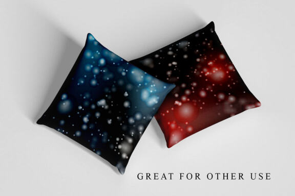 Digital paper bokeh texture blue red and dark color