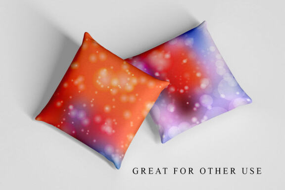 Digital paper bokeh texture gradient blue orange color