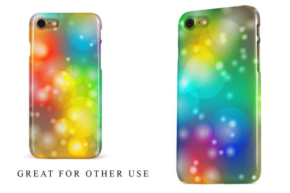 Digital paper bokeh texture gradient colorful