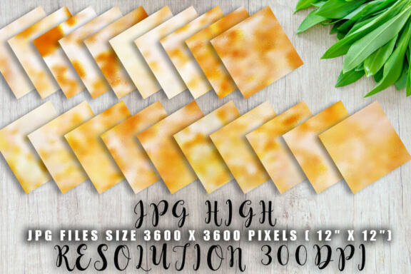 Digital paper orange grunge texture 