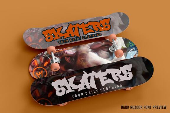 Dark Razoor - Graffiti Font