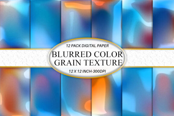 Digital paper grain texture blue color background