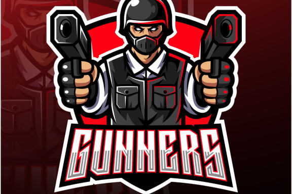 Gunner Esport Mascot 