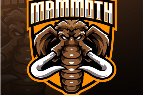 Mammoth Head Esport Mascot