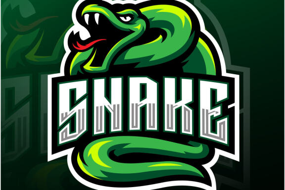 Green Snake Esport Mascot