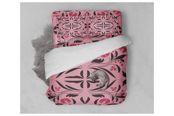 Folk Flowers Pattern Floral Print Ethnic Art