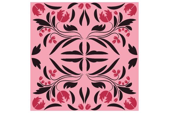 Folk Flowers Pattern Floral Print Ethnic Art
