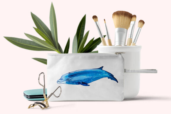 Watercolor Ocean Clipart, Cute sea animals png