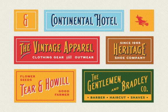 Renthouse - Vintage Display Font Duo