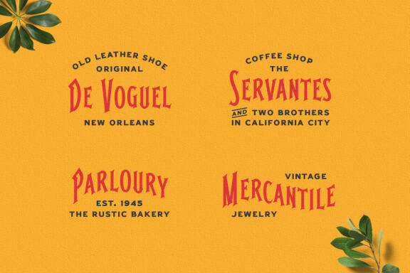 Renthouse - Vintage Display Font Duo