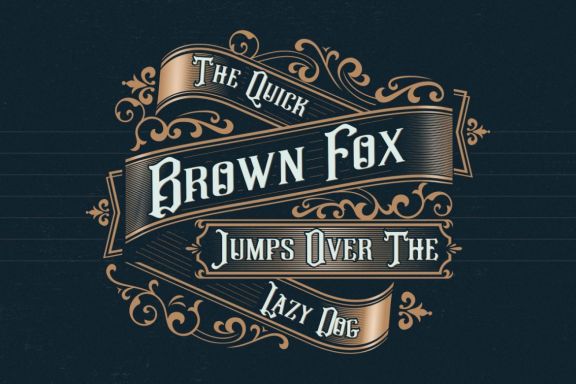 Graphite Layered Font