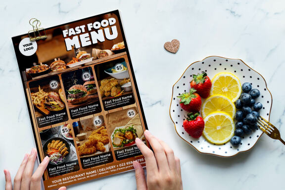 Fast food Menu