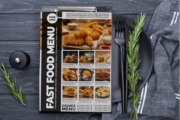 Restaurant Flyer Menu