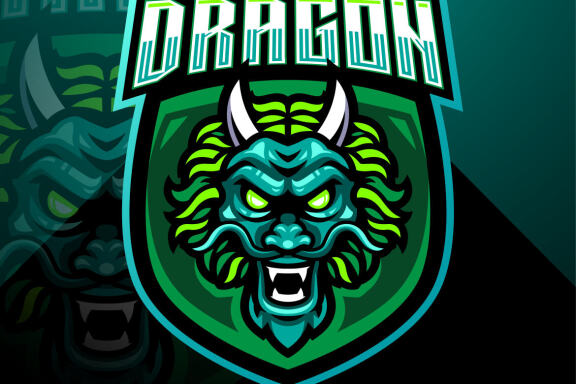 Dragon Head Esports Mascot 