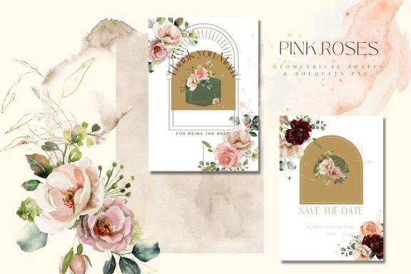 3  editable Wedding templates CANVA, psd